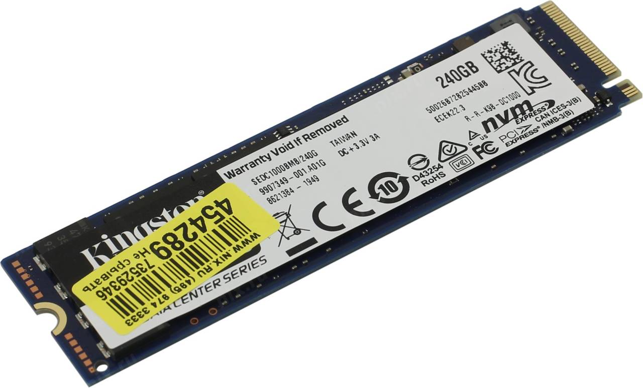   SSD 240 Gb M.2 2280 M Kingston DC1000B [SEDC1000BM8/240G]