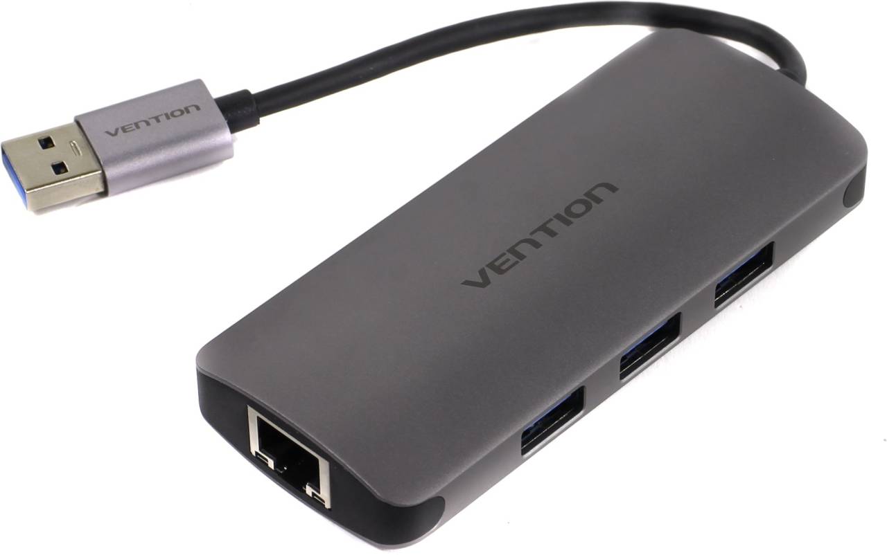    USB3.0 -- > UTP 1000Mbps + 3-port USB3.0 Hub Vention [CHDHA]