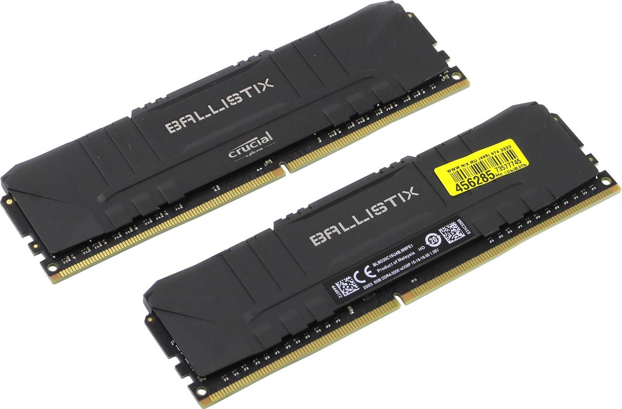    DDR4 DIMM 16Gb PC-21300 Crucial Ballistix [BL2K8G26C16U4B] KIT 2*8Gb