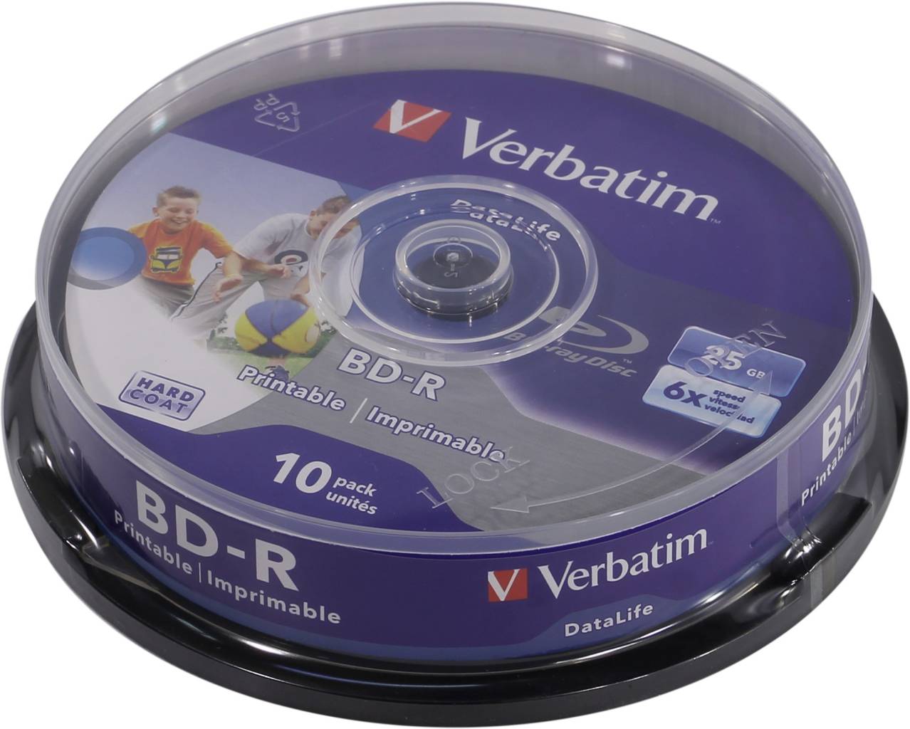   BD-R Disc Verbatim 25Gb 6x [.10 ]  , printable [43804]