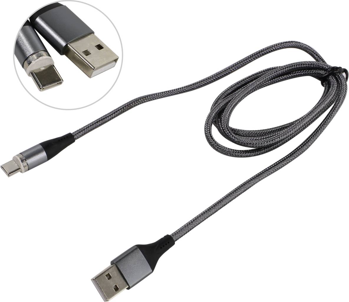   USB 2.0 AM-- >  USB-C 1 Jet.A [JA-DC38 1 Gray]