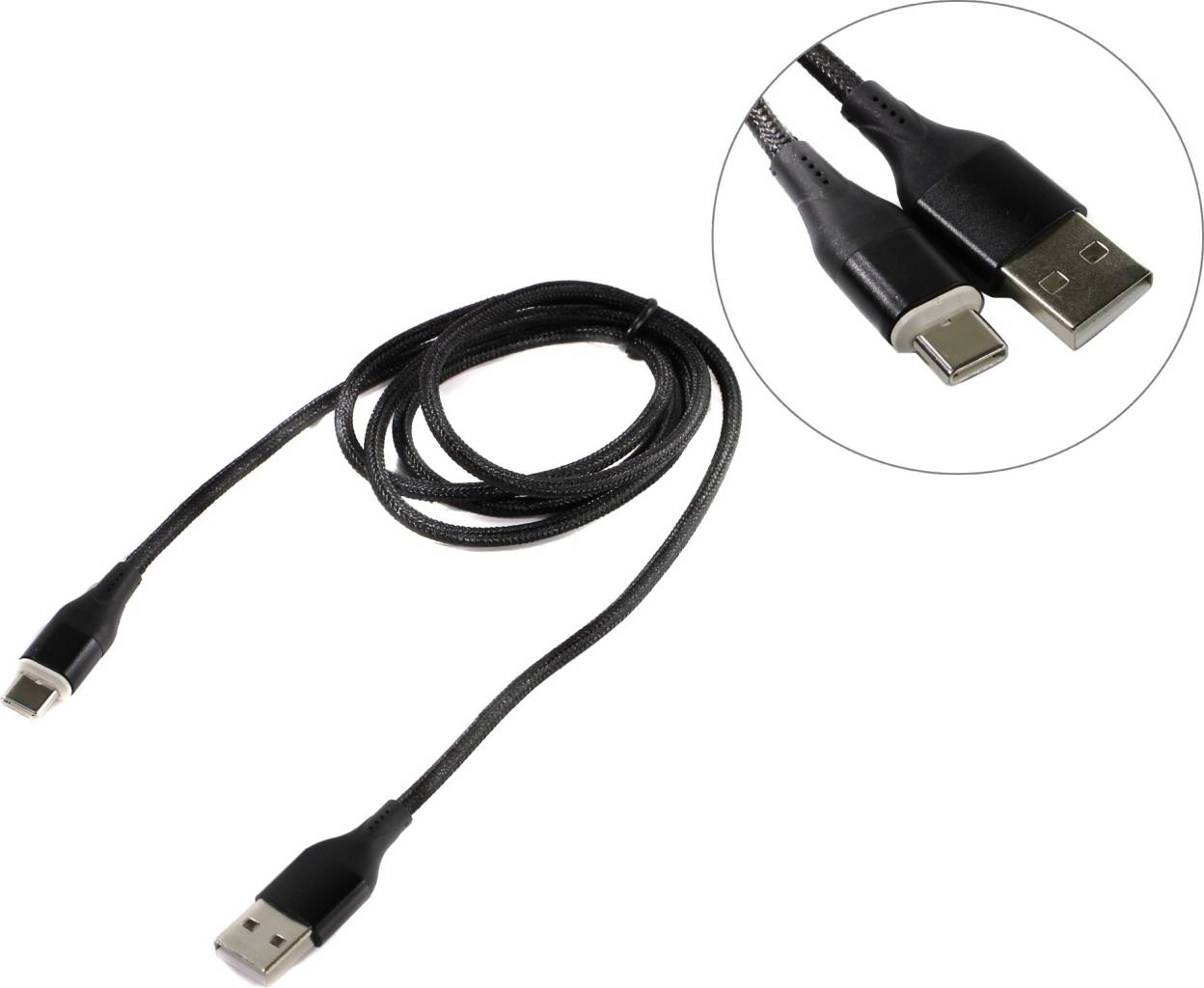   USB 2.0 AM-- >  USB-C 1 Jet.A [JA-DC39 1 Black]