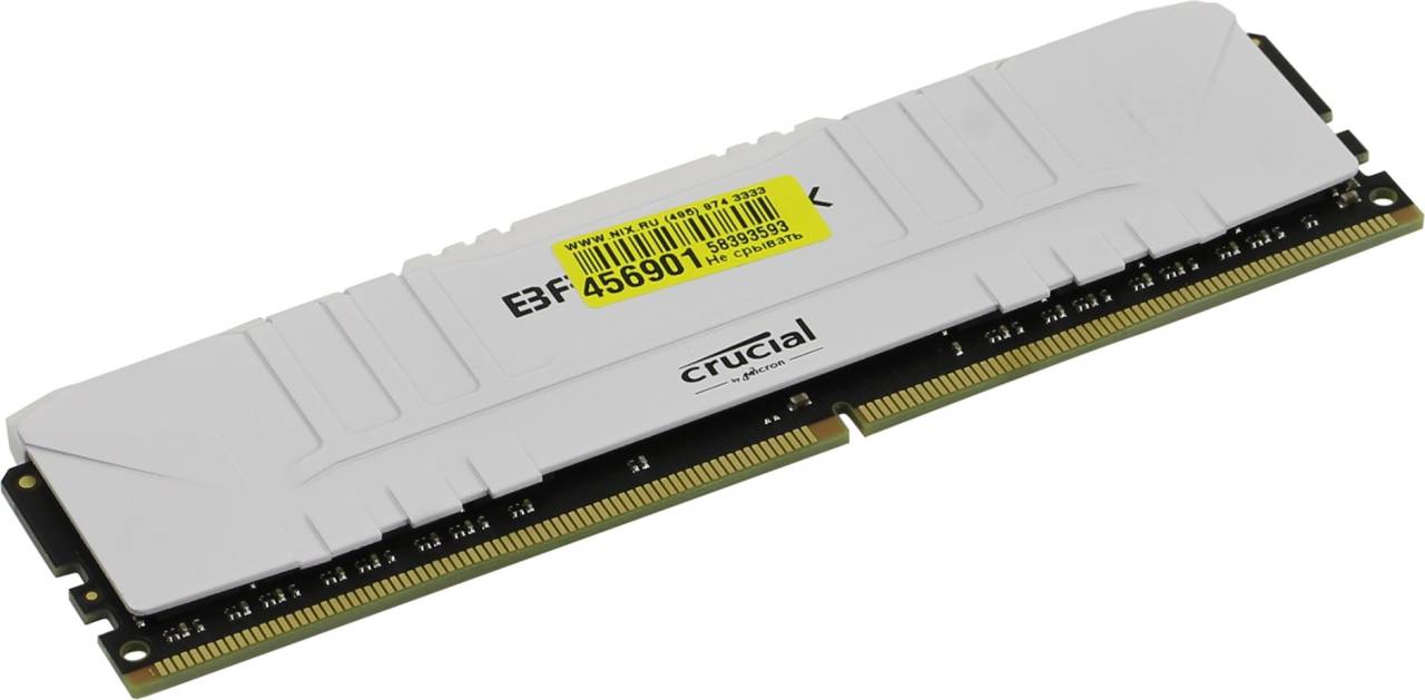    DDR4 DIMM  8Gb PC-21300 Crucial Ballistix [BL8G26C16U4W]