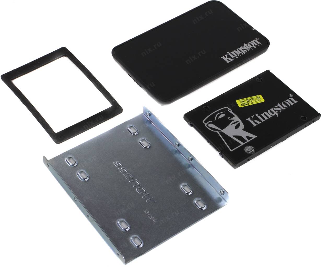   SSD 512 Gb SATA-III Kingston KC600 [SKC600B/512G] 2.5 + EXT BOX USB +3.5 