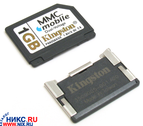    MMCmobile 1024Mb Kingston [MMCM/1GBCS] Dual-Voltage + Adapter