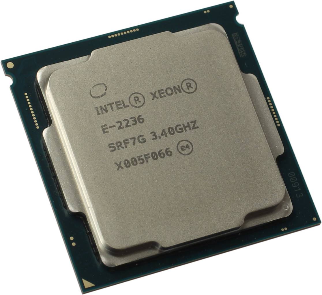   Intel Xeon E-2236 3.4 GHz/6core/1.5+12Mb/80W/8 GT/s LGA1151