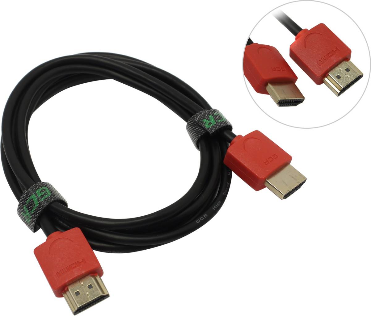 купить Кабель HDMI to HDMI (19M -19M)  1.5м ver2.0 Greenconnect [GCR-51214-1.5m]