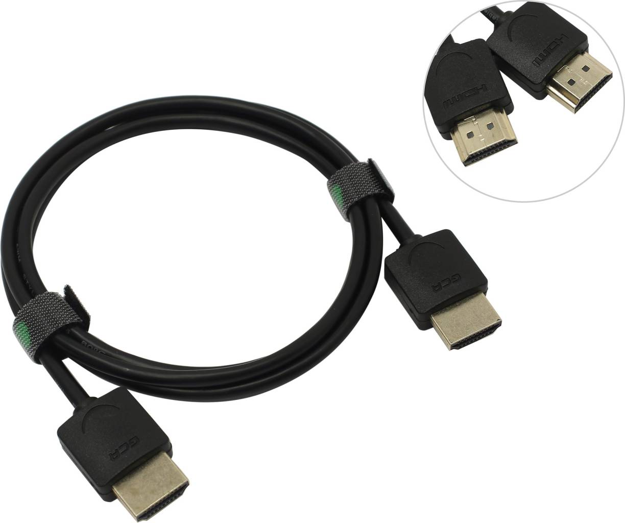 купить Кабель HDMI to HDMI (19M -19M)  1.0м ver2.0 Greenconnect [GCR-51594-1m]