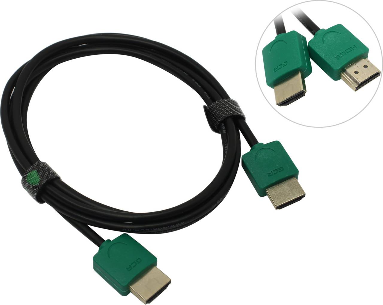 купить Кабель HDMI to HDMI (19M -19M)  1.5м ver2.0 Greenconnect [GCR-51581-1.5m]