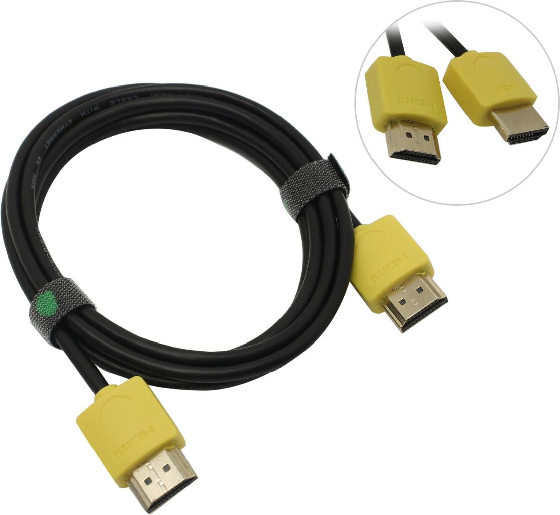 купить Кабель HDMI to HDMI (19M -19M)  1.5м ver2.0 Greenconnect [GCR-51575-1.5m]