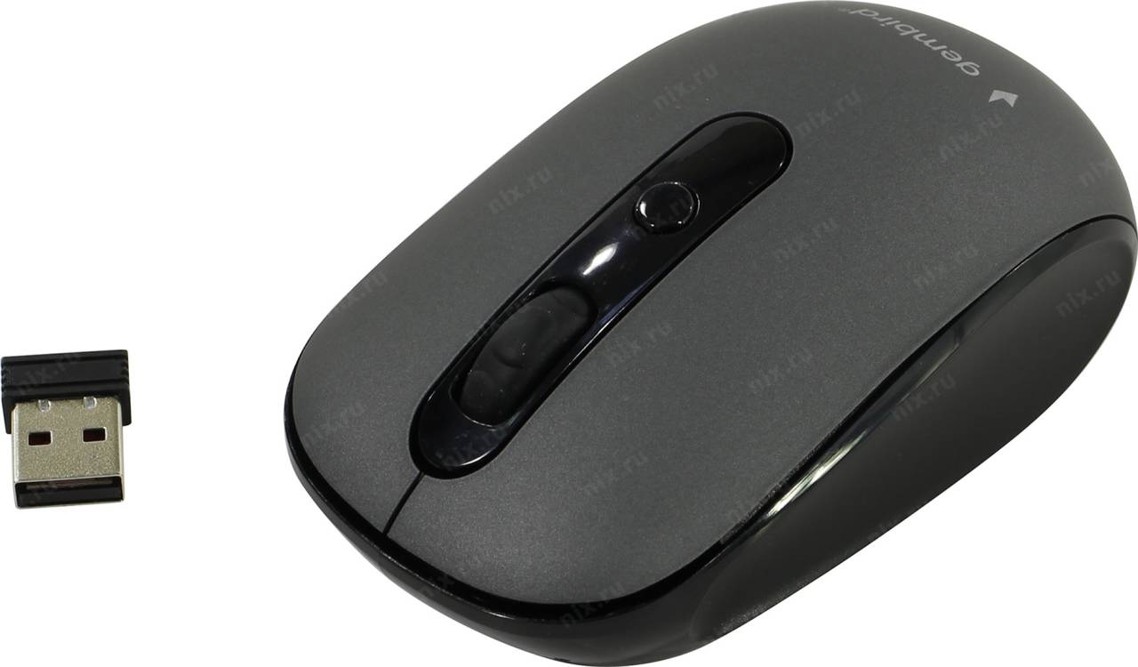   USB Gembird Wireless Optical Mouse [MUSW-355-Gr] (RTL) 3.( )