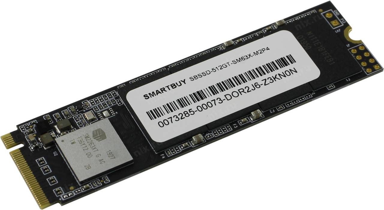   SSD 512 Gb M.2 2280 M Smartbuy Jolt [SBSSD-512GT-SM63XT-M2P4]