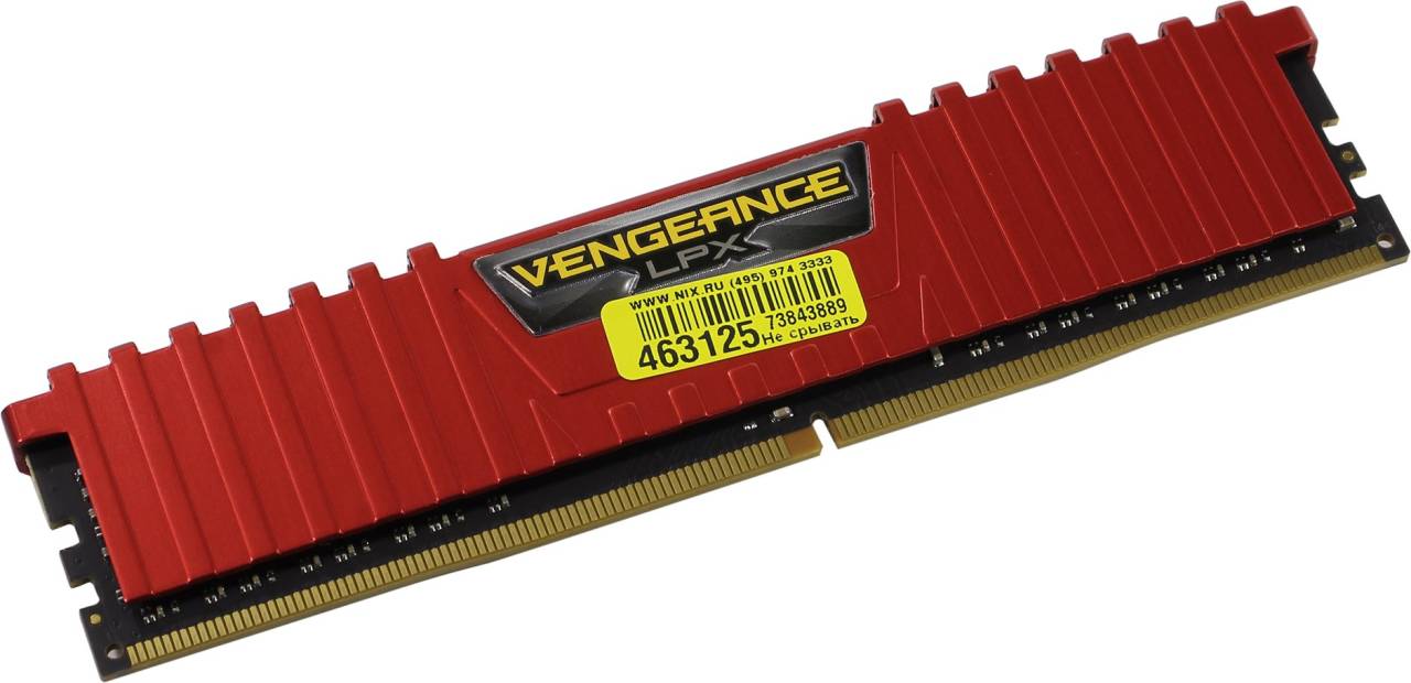   DDR4 DIMM  8Gb PC-19200 Corsair Vengeance LPX [CMK8GX4M1A2400C16R]