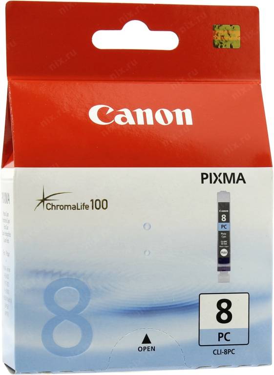 купить Картридж Canon CLI-8PC Cyan-фото для PIXMA IP4200/5200(R)/6600D, MP500/800