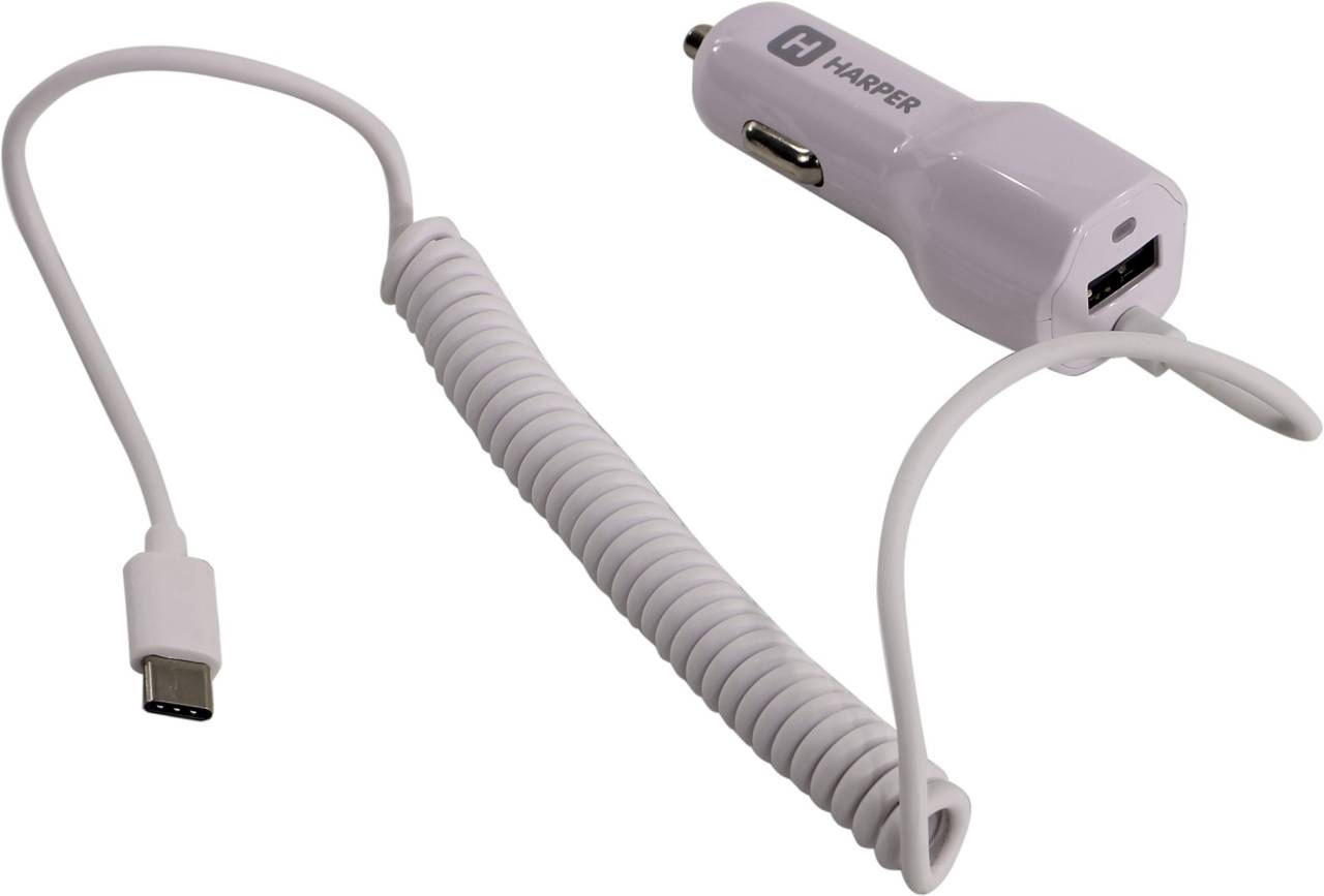  HARPER [CCH-3118 White]   - USB (.12-24V, .5V, USB 2.1A,  US