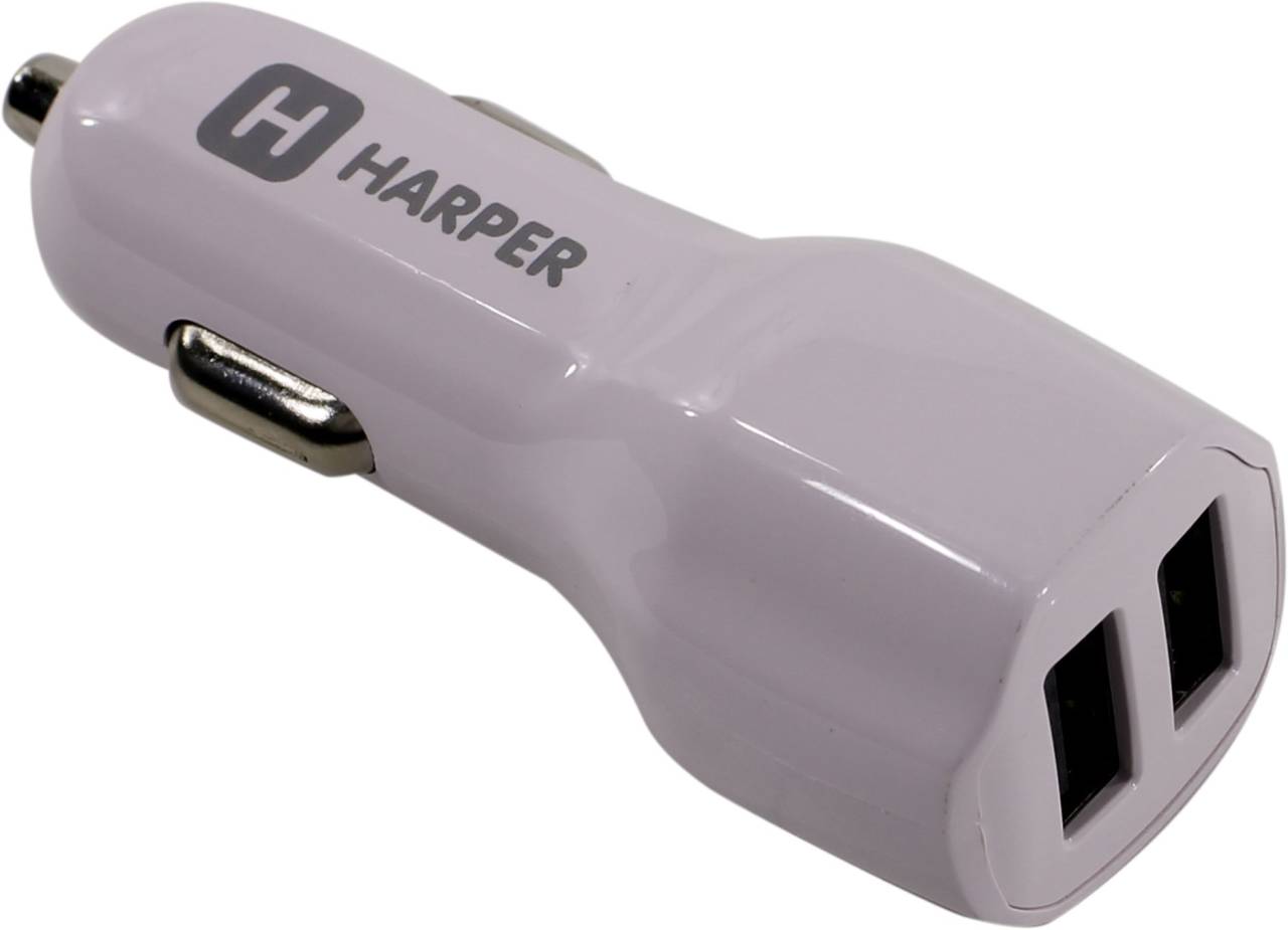  HARPER [CCH-6220 White]   - USB (.12-24V, .5V, 2xUSB 2.1A)