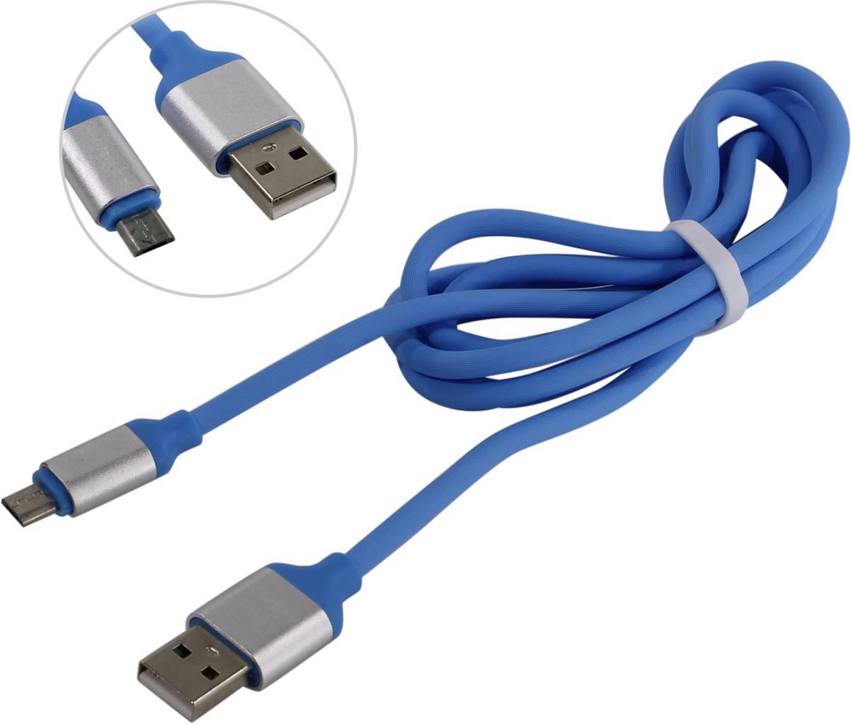   USB AM-- >micro-B 1 HARPER [SCH-330 Blue]