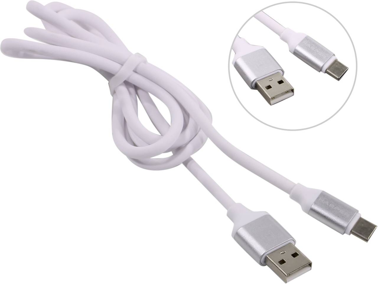 купить Кабель USB AM-- >USB-C 1м HARPER [SCH-730 White]