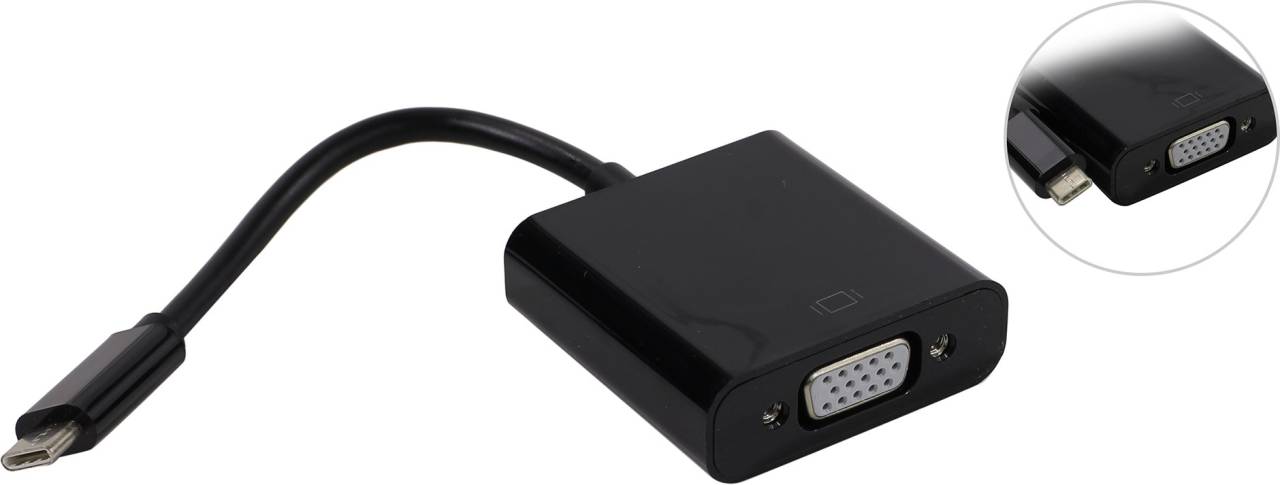 купить Видеокарта KS-is [KS-397] USB-C to VGA Adapter