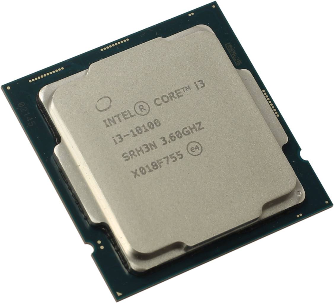   Intel Core i3-10100 3.6 GHz/4core/SVGA UHD Graphics630/6Mb/65W/8 GT/s LGA1200