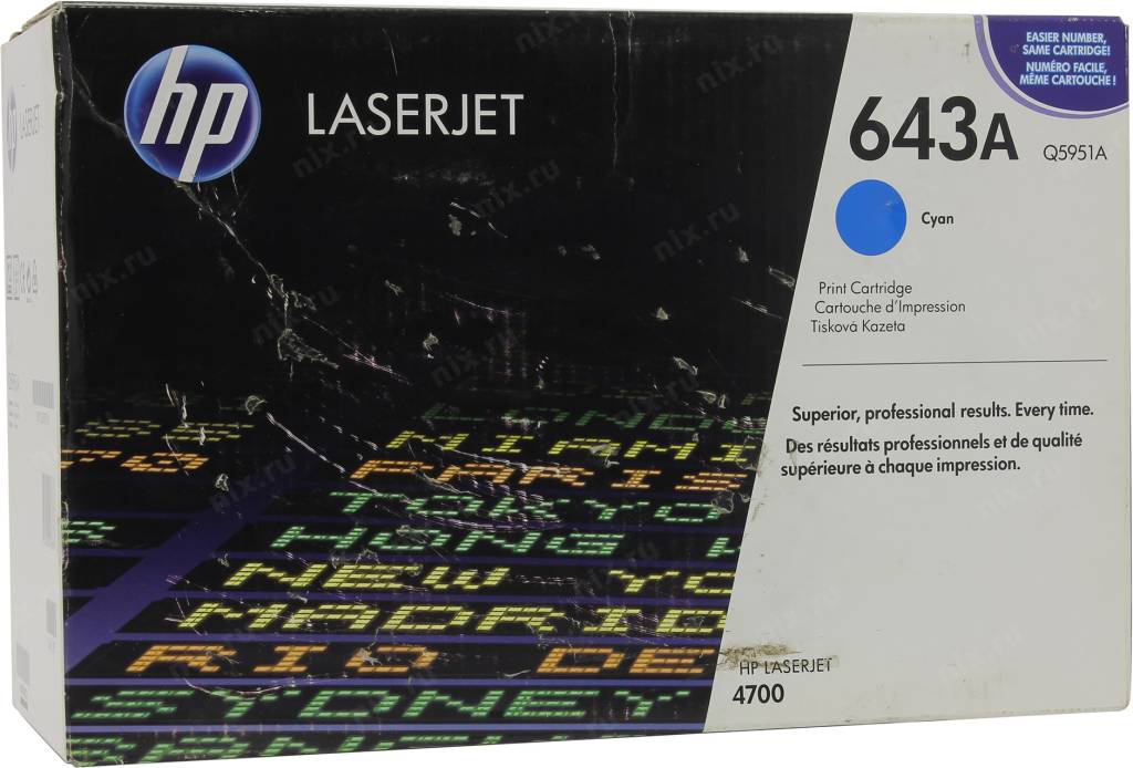  - HP Q5951A 643A Cyan ()  HP Color LJ 4700 