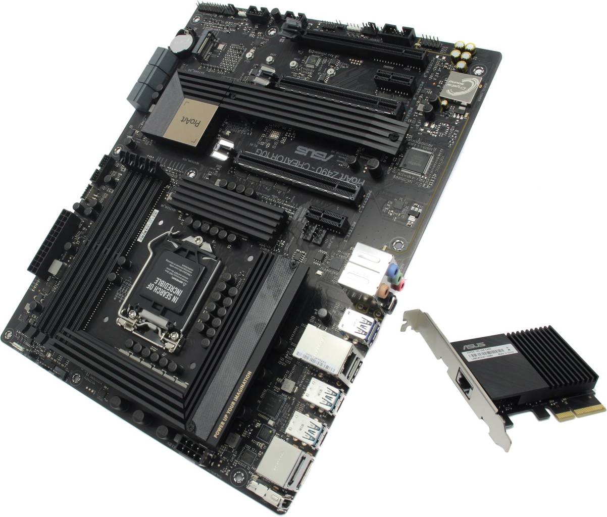    LGA1200 ASUS PROART Z490-CREATOR 10G(RTL)[Z490]3xPCI-E HDMI+DP 10GbLAN SATA