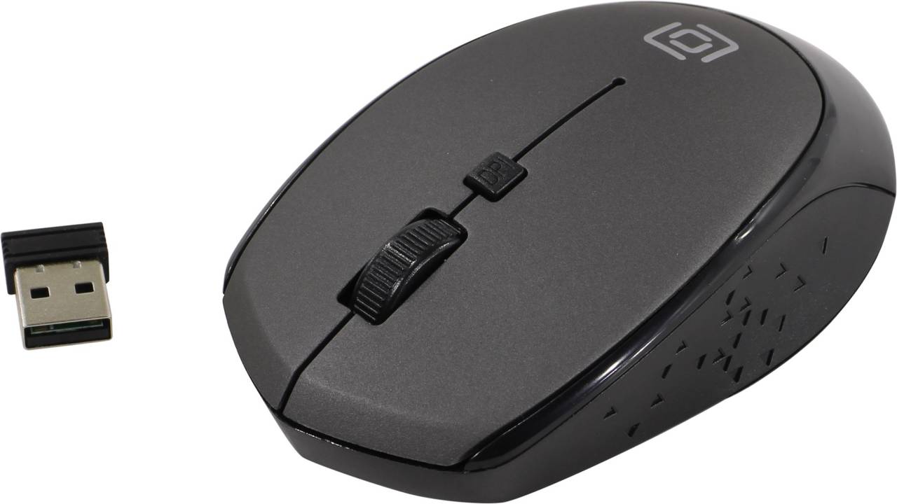   USB OKLICK Wireless Optical Mouse [488MW] [Black&Grey] (RTL) USB 4.( ) [1196571]