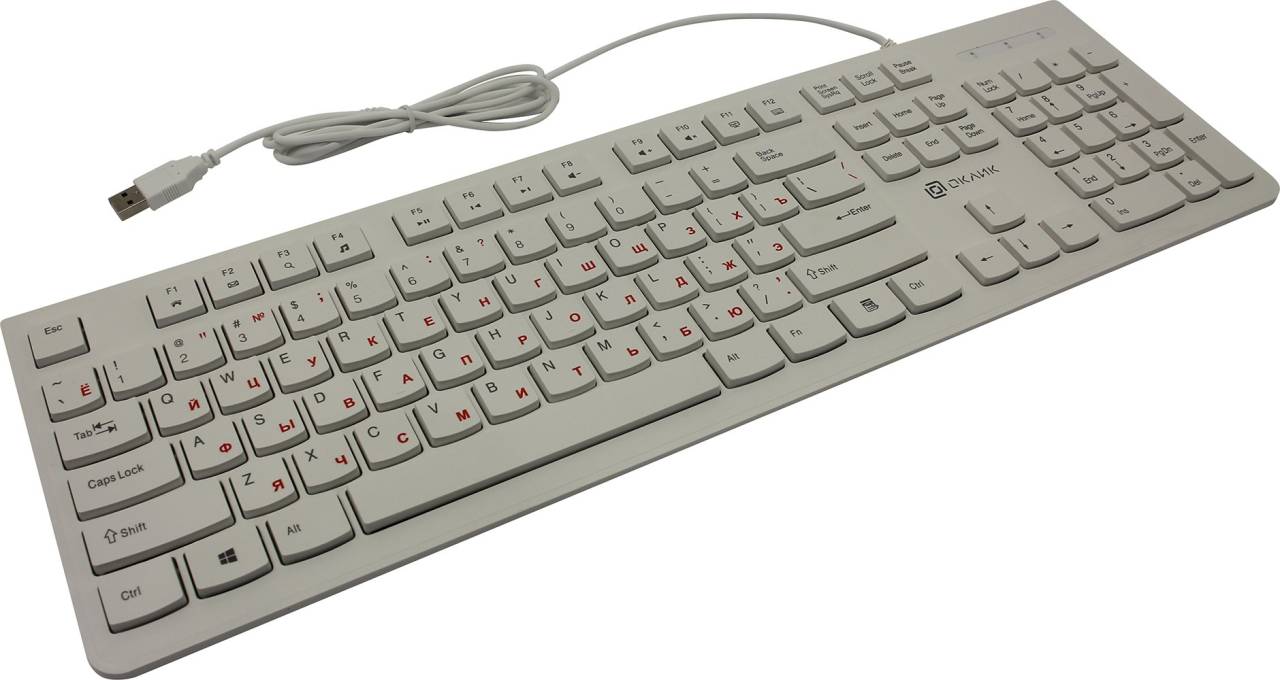   USB OKLICK Keyboard 505M White 104 [1196547]