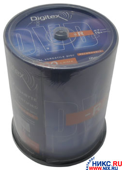   DVD-R Digitex 16x 4.7Gb (100 ) Cake Box