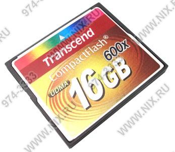   Transcend [TS16GCF600] CompactFlash Card 16Gb 600x