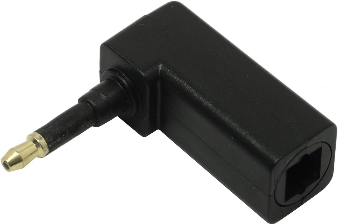купить Переходник Adapter toslink-F - > toslink 3,5mm-M (Г-образный)