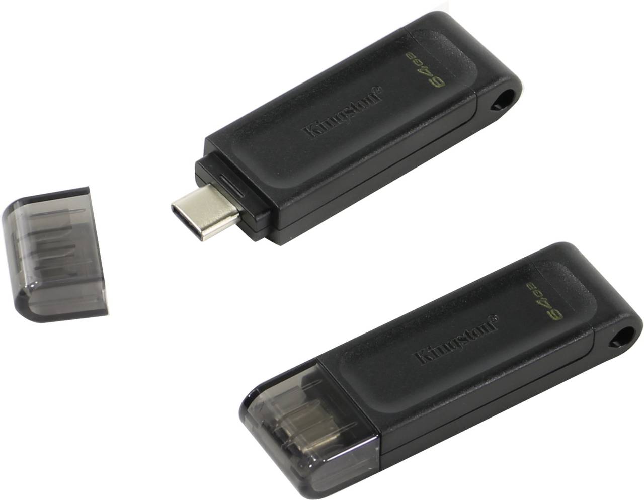   USB-C 3.2 64Gb Kingston DataTraveler 70 [DT70/64GB] USB-C 3.2 64Gb (RTL)