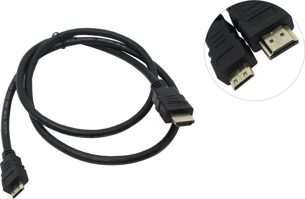   HDMI to miniHDMI (19M -19M)  1.0 ver2.0 Telecom [TCG205-1m]