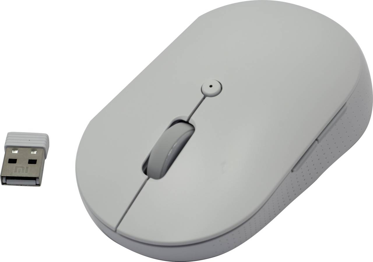   USB Xiaomi Mi Dual Mode Wireless Mouse Silent Edition (White) WXSMSBMW02 [HLK4040GL]