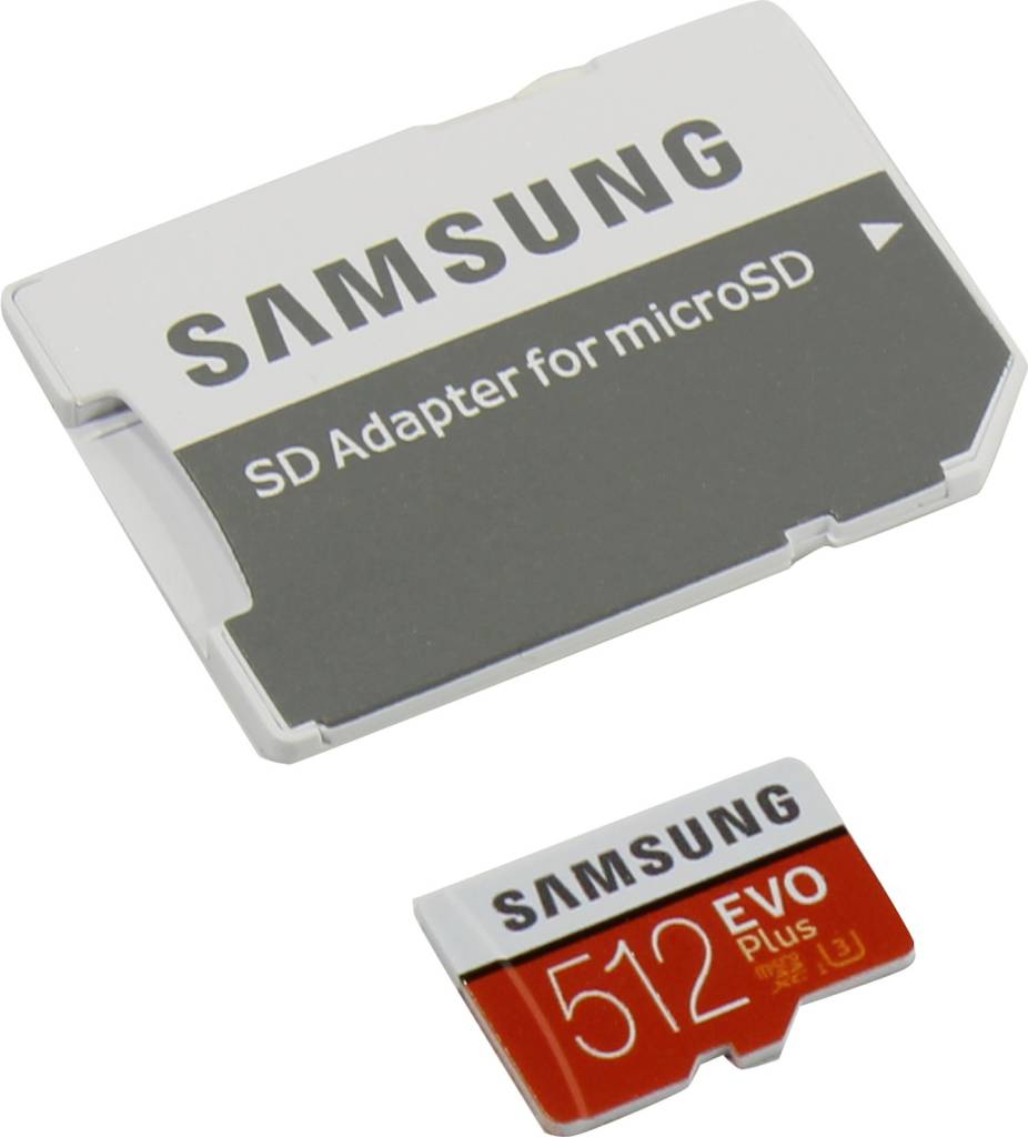    microSDXC 512Gb Samsung EVO Plus [MB-MC512HA/RU] Class10 UHS-I U3+microSD-- >S