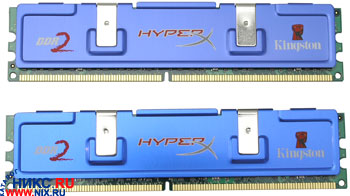    DDR-II DIMM 2048Mb PC-8000 Kingston HyperX KIT 2*1Gb CL5