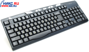   PS/2 OKLICK Multimedia Keyboard [510S] Black 107+10 /