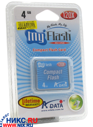    A-Data MyFlash CompactFlash Card 4Gb 120x