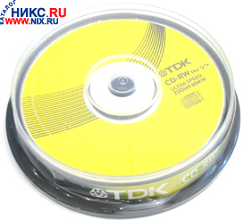   CD-RW 700 TDK 24x (10) Cake Box