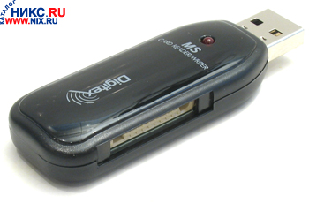   Digitex [UCR2-DS04MS-BL] USB2.0 MS(/Pro/Duo) Card Reader/Writer