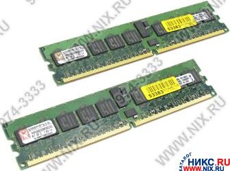   DDR-II DIMM 2048Mb PC-3200 Kingston[KVR400D2D8R3K2/2G] KIT 2*1Gb ECC Registered+PLL,L