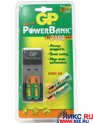  -  GP [GPPB28GS210-U2] Mini AA PowerBank (NiMh, AA) +AAx2. .