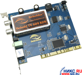   PCI TV Tuner +FM+ Beholder [Behold TV 609 RDS](RTL)