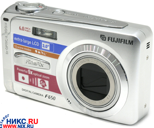    FujiFilm FinePix F650(6.0Mpx,35-175mm,5x,JPG,F2.8-4.7,26Mb+0Mb xD,3.0,USB2.0,AV,Li-