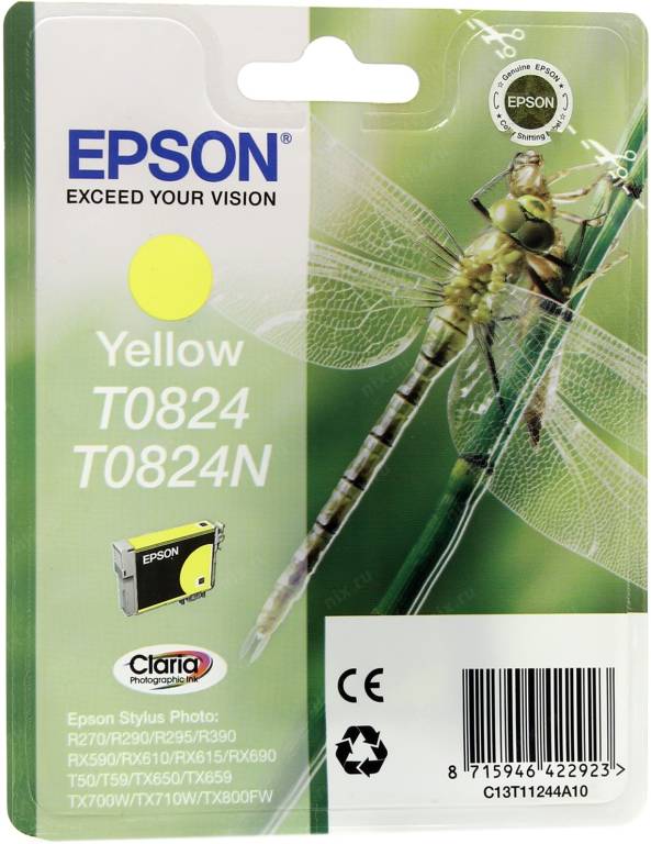   Epson T08244/T11244 Yellow  EPS ST Photo R270/290/390, RX590 (o) 7.5ml