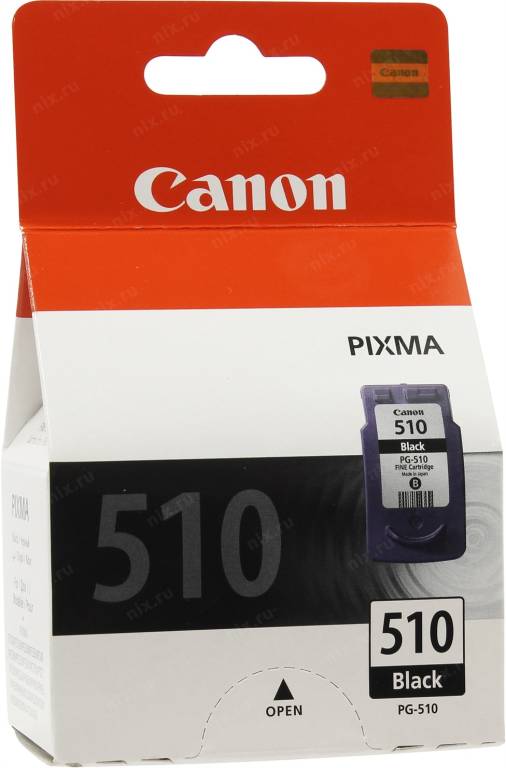   Canon PG-510 Black  PIXMA MP240, MP250, MP260, MP270, MP490, MX320, MX330 IP2700