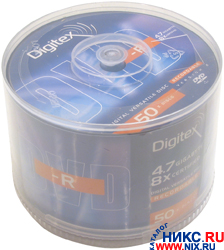   DVD-R Digitex  8x 4.7Gb ( 50 ) Cake Box
