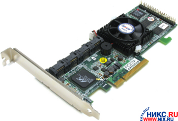   Areca SATA-II ARC-1220X8(RTL)PCI-E x8,8-port SATA-II 300,RAID 0/1(0+1)/3/5/6/JBOD,Ca