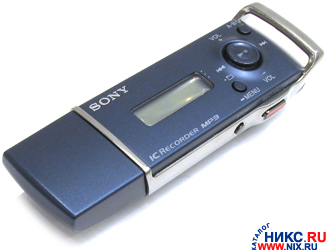   . SONY [ICD-U70L-Blue] (MP3 player, 1Gb/30165, LCD, USB, 1xAAA)