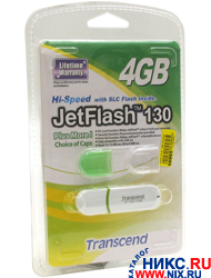   USB2.0  4Gb Transcend [TS4GJF130] JetFlash130 (RTL)